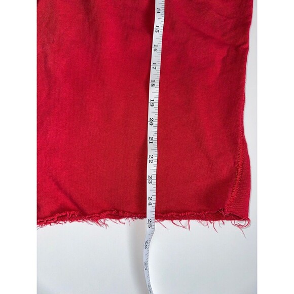 Vintage True Religion Sweat Jogger Shorts Men 3XL Red Black Casual 12.5” Inseam - Picture 9 of 9